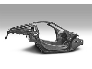 The McLaren all-composite chassis 